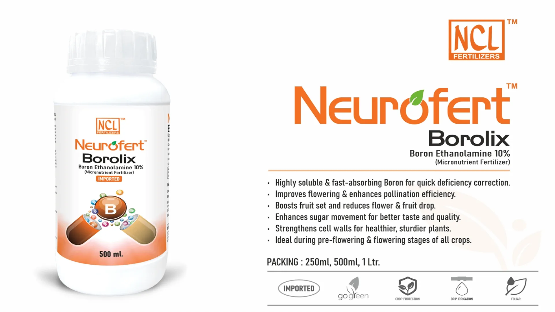 Neurofert Borolix (Boron Ethanolamine 10%) (Liquid)