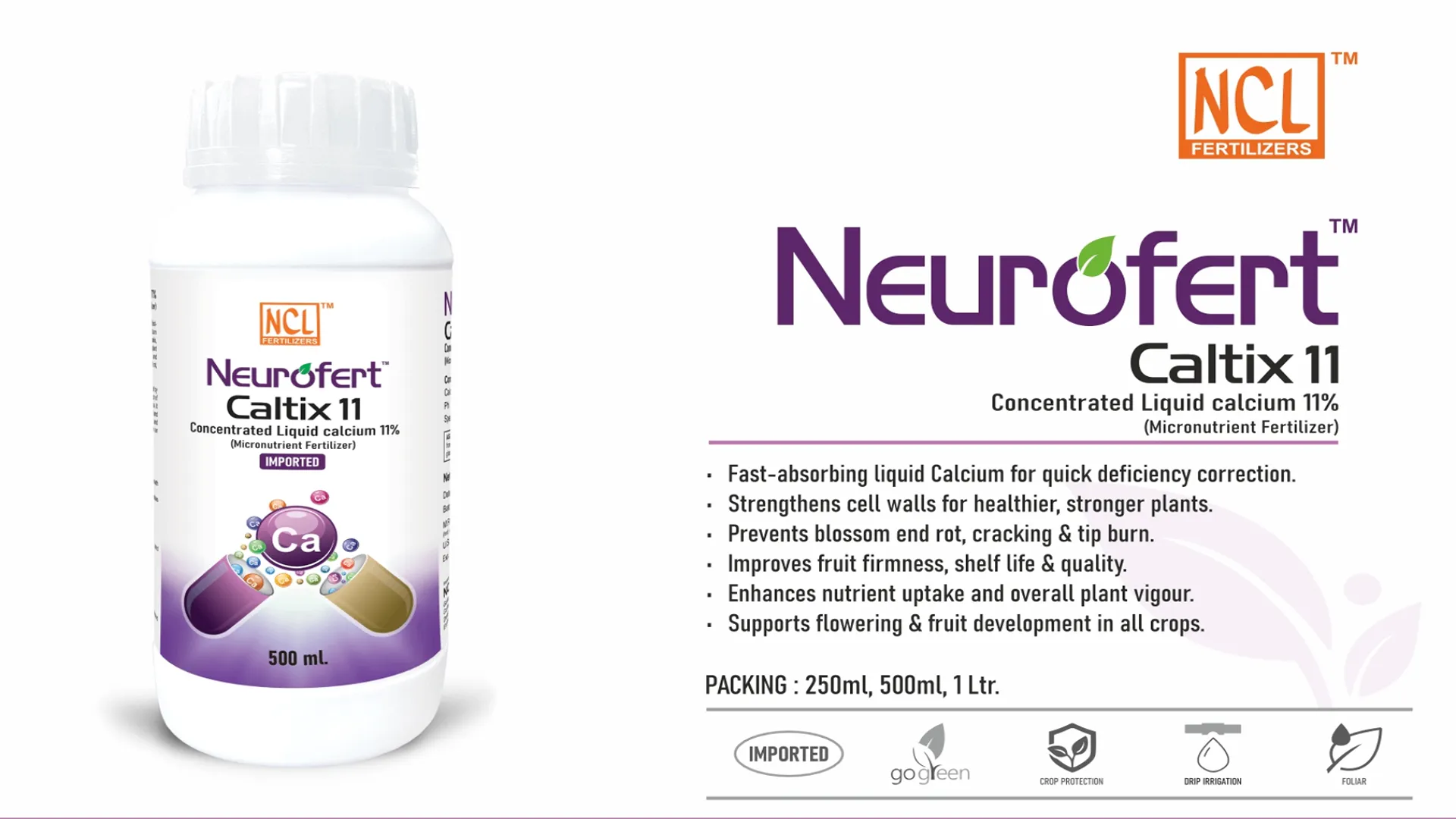 Neurofert Caltix 11 (Concentrated Liquid calcium 11%) (Liquid)